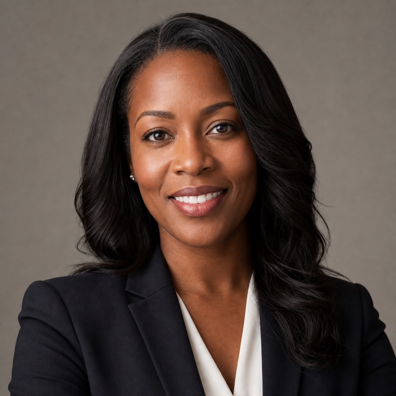 Professional headshot of Maya Thompson